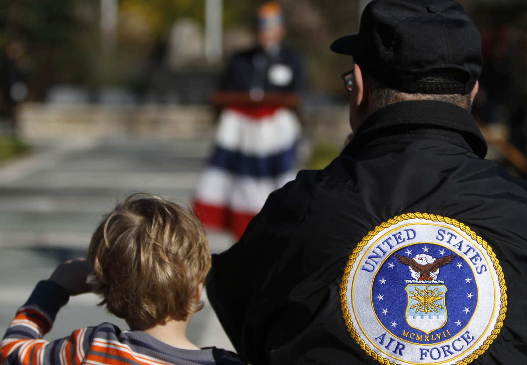 Veterans honored during service at park